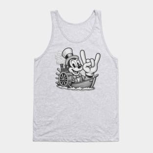 Rock On Steamboat Willie Tank Top